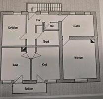 IN BUCHBACH ! 4 Zimmer Wohnung zu vermieten, große Garage, Garten - Kumhausen