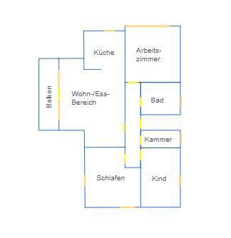Foto - 4 Zimmer Etagenwohnung zur Miete in Bad Bocklet