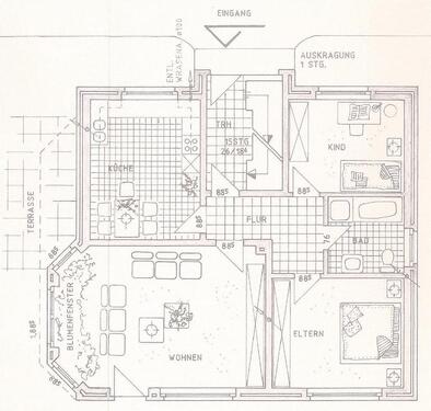 Foto - 3 Zimmer Etagenwohnung zur Miete in Bünde
