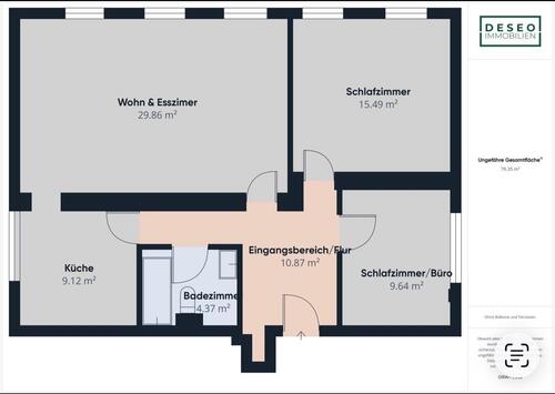 Foto - 3 Zimmer Etagenwohnung zur Miete in Kaiserslautern