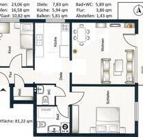 Schön sanierte 3ZKBBB ideal für jeden Lebensabschnitt - Nauheim