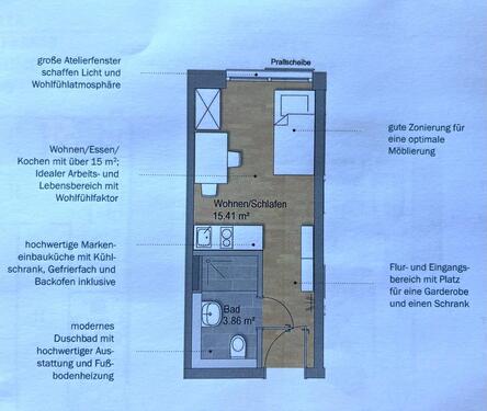 Foto - Studenten - Apartment mit Blick über die Altstadt und Dom
