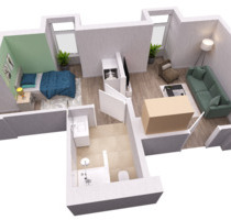 2 Zi. App. Betreutes Wohnen in einer Jugendstilvilla in Bad Nenndorf am Kurpark