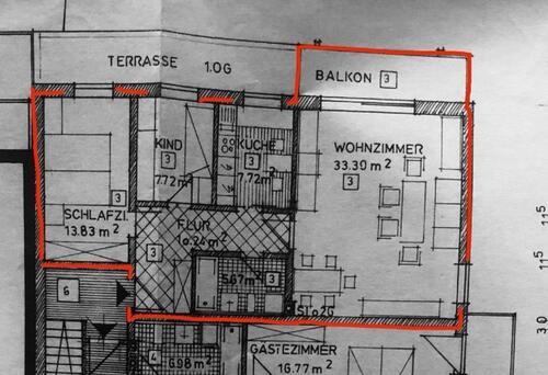 Foto - Helle 3-Zimmer Wohnung in Metten