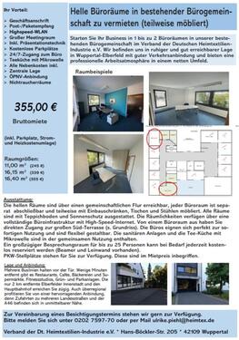 Foto - helle Büros mit Parkplatz zu vermieten