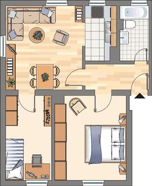 Foto - 3 Zimmer Etagenwohnung zur Miete in Dortmund
