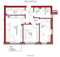 Neuwertige 3-Zimmer-Wohnung mit Balkon im 1.OG in Emsbüren