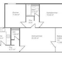 Vermietung oder VERKAUF: 3 Zimmer Wohnung in Unterhaching