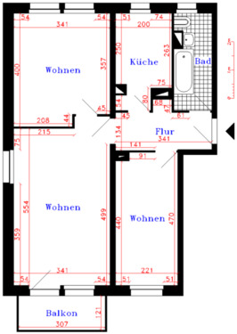 Foto - 3 Zimmer Etagenwohnung in Penig