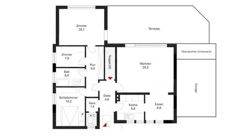 Foto - Erdgeschoßwohnung in Prüm zur Miete