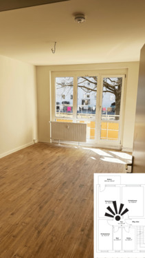 Foto - Modernisierte 3 Raumwhg. mit Balkon, 200 € Amazongutschein inklusive!