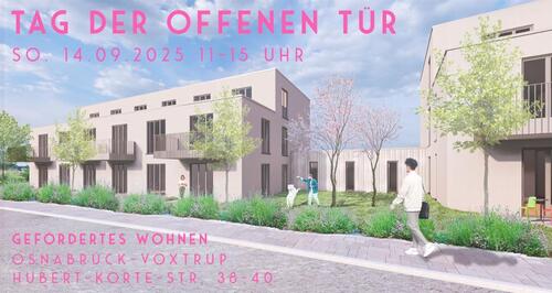 Foto - Neubau 3-Zimmerwohnung mit Balkon in OS-Voxtrup - Mit WBS