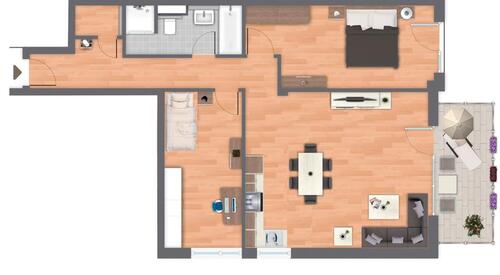 Foto - Etagenwohnung in Egelsbach