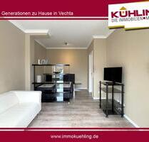Möblierte Single - Erdgeschosswohnung in Zentrumsnähe. - Vechta