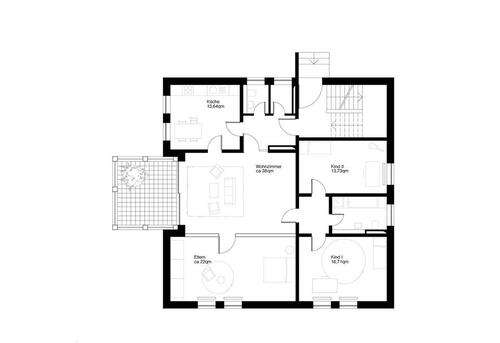 Foto - 4 Zimmer Erdgeschoßwohnung zur Miete in Frankfurt am Main