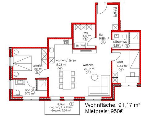 Foto - Etagenwohnung in Papenburg