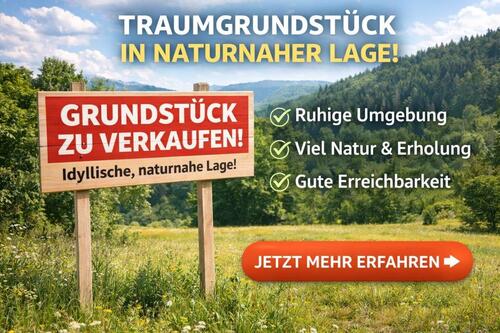 Foto - Attraktives Grundstück in stadtnaher Ruhelage