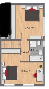 Foto - 4.5 Zimmer Maisonettenwohnung in Essen