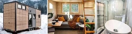 Foto - Modernes Modulhaus domo Living 67 Mobile Winterfest & Sofort
