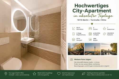 Foto - Hochwertiges City-Apartment in absoluter Toplage