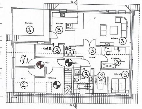 Foto - 3 Zimmer Dachgeschoßwohnung zur Miete in Geestland