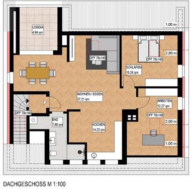 Foto - Hochwertig kernsanierte 3-Zimmer Wohnung mit Dachterrasse