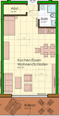 Foto - 1 Zimmer Etagenwohnung zur Miete in Volkertshausen