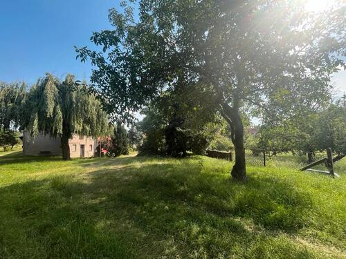 Foto - Massives Einfamilienhaus mit Garage, Nebengelassen und Gartenland