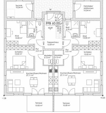 Foto - 3 Zimmer Etagenwohnung zur Miete in Traitsching