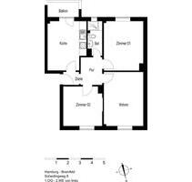 Die charmante Wohnsiedlung im Herzen von Bramfeld wurde im Jahr 1943 errichtet und steht heute unter Denkmalschutz. Die Gebäude zeichnen sich durch ihre klassische Backsteinfassade aus, die dem... - Hamburg Wandsbek