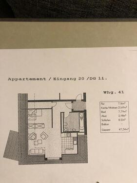 Foto - Schön geschnittene 1 (1,5) Raum Wohnung!