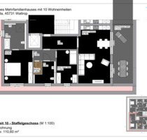 Erstbezug! Exklusive 3-Zimmer-Penthousewohnung mit Dachterrasse & Gäste-Bad in Waltrop-Zentrum