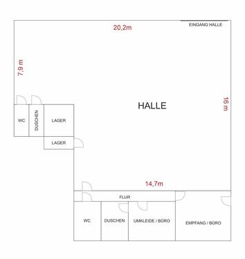 Foto - Halle mit Bürofläche - 1.800,00&nbsp;EUR Kaltmiete, ca.&nbsp; 5,00&nbsp;m&sup2;