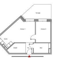 2-Zimmer-Wohnung Neubau Zweitbezug mit Terrasse - Hamburg Bahrenfeld