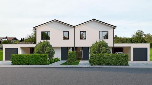 Foto - Neubau Doppelhaushälfte DHH KFW 40 in Bäckerreut, Tiefenbach