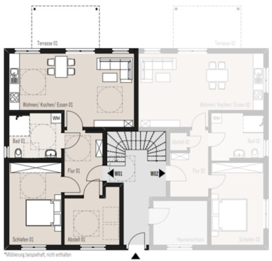 Foto - 2 Zimmer Etagenwohnung zur Miete in Hargesheim