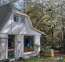 Waldgrundstrück mit Hütte und Garage - Brück