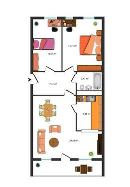 Foto - Vollausgestattetes Zimmer ca. 15m2 auf Zeit Berlin Marzahn