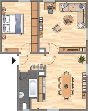 Foto - 2 Zimmer Etagenwohnung zur Miete in Dortmund