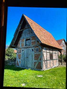 Foto - Resthof 1614 mit Fachwerknebengebäuden 1614, 1998