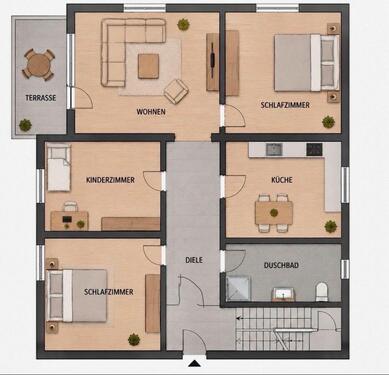 Foto - 4 Zimmer Erdgeschoßwohnung zur Miete in Lohmar