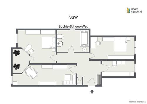 Foto - Ideal für Paare oder kleine Familien – 3-Zimmer-Wohnung mit Balkon in Allermöhe