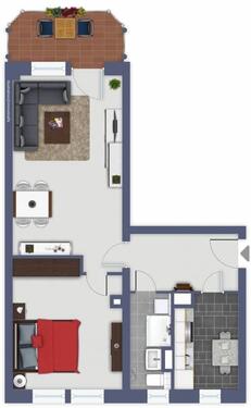 Foto - Etagenwohnung in Chemnitz