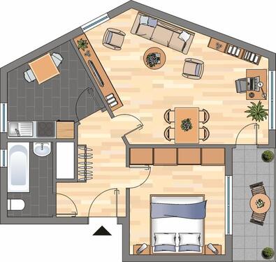 Foto - 2 Zimmer Etagenwohnung in Krefeld