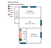 Helle, frisch renovierte 2-Zimmer-Wohnung mit 52 m² Wohnfläche - Crimmitschau