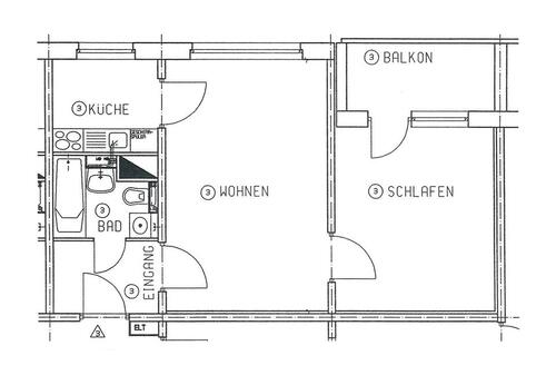 Foto - 2 Zimmer Etagenwohnung zur Miete in Chemnitz