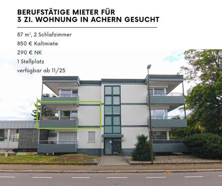 Foto - Ansprechende 3 Zimmerwohnung mit Balkon zu vermieten