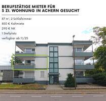 Ansprechende 3 Zimmerwohnung mit Balkon zu vermieten - Achern