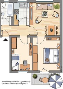 Foto - 2-Zimmer-Wohnung in Marl Brassert