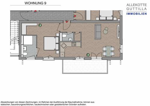 Foto - Exkusive 2 Zimmer Etagen-Wohnung zur Miete-Erstbezug